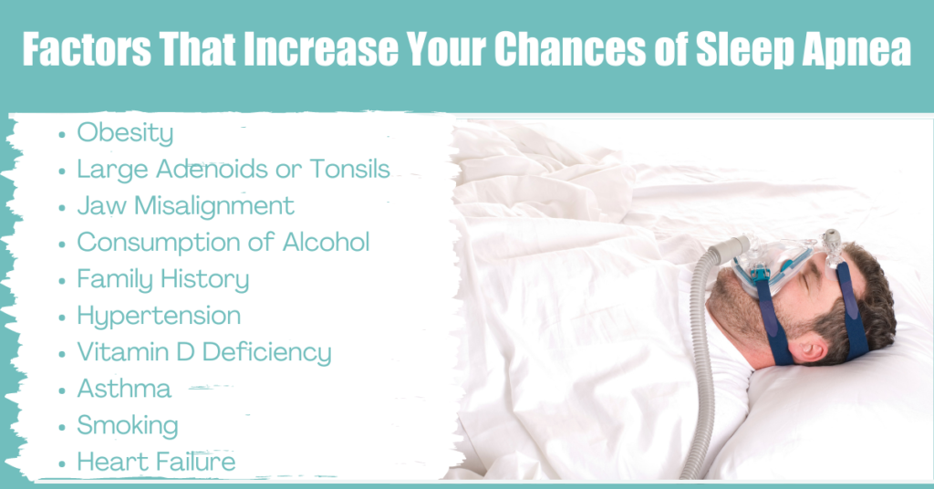 Factors That Increase Your Chances of Sleep Apnea