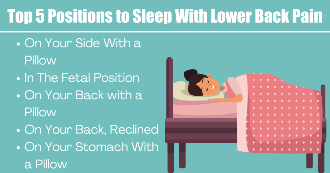 5 Best Positions to Sleep for Lower Back Pain | Sweet Island Dreams