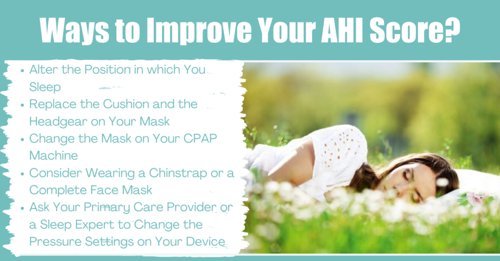 Ways to Improve Your AHI Score?