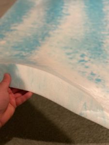 PERLECARE Memory Foam Mattress Topper With Gel Infusion Review Image