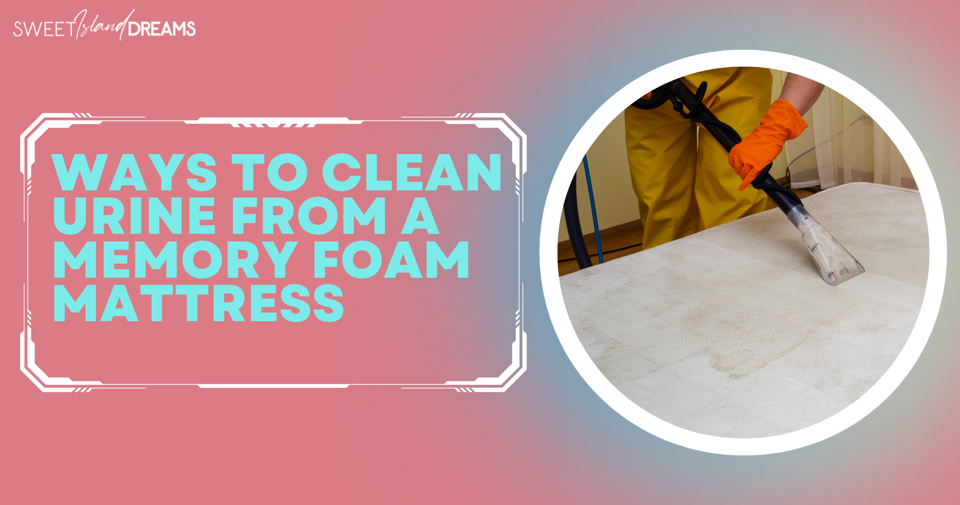 clean urine out of memory foam mattress